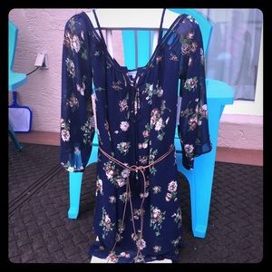 Purple Snow Tunic Dress or can be worn as a top